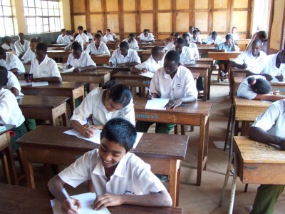 A classroom in St. James's School