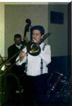 Mark Etherington on the trombone